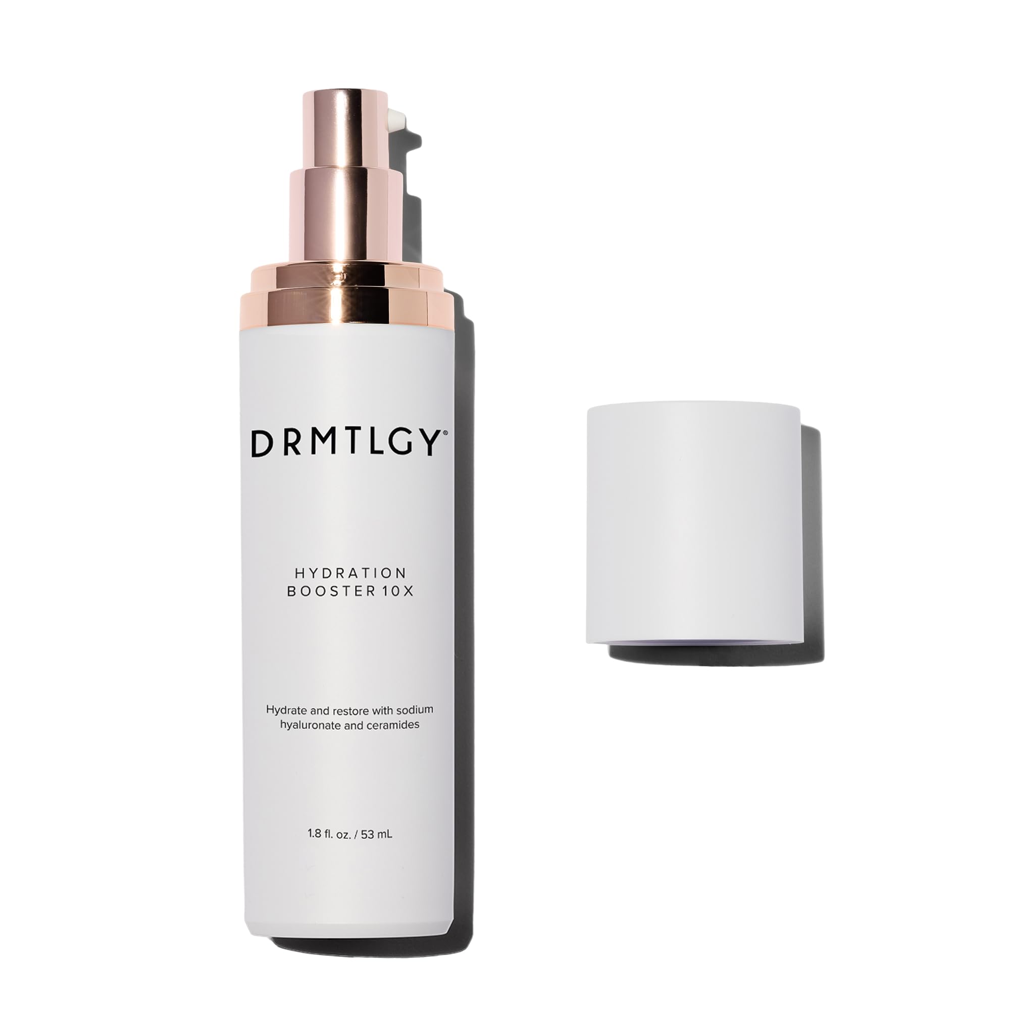 DRMTLGY Hydration Booster 10X Hyaluronic Acid Serum for Face, Hydrating & Plumping, Reduces Fine Lines, Moisturizer Boosting Serum (1.8 fl oz)