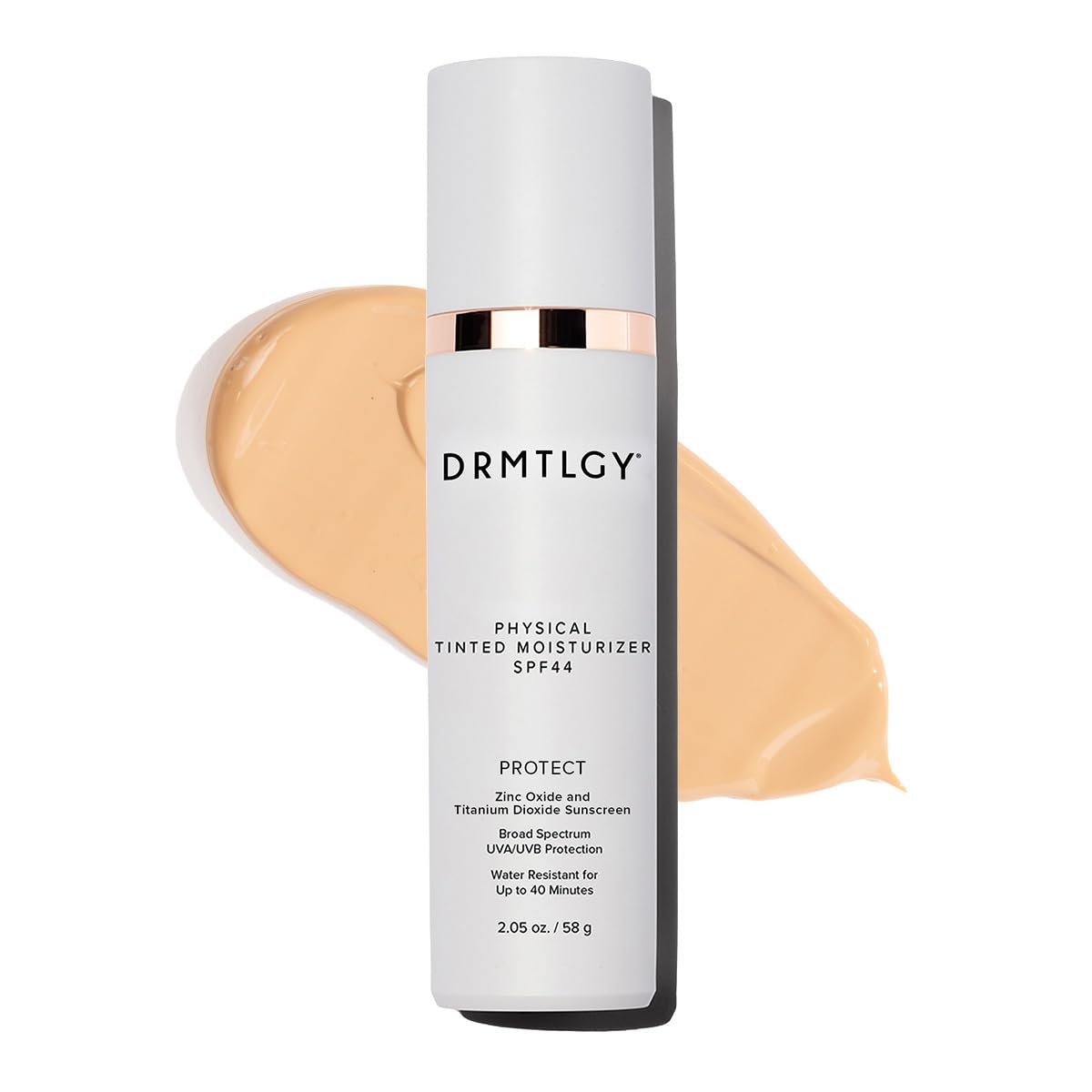 DRMTLGY Physical Tinted Moisturizer SPF 44 | Mineral Tinted Sunscreen