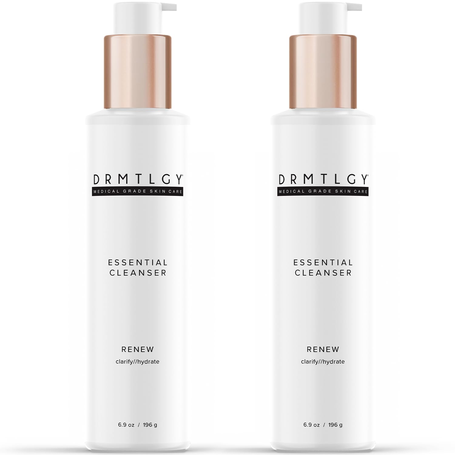 DRMTLGY Essential Facial Cleanser 2-Pack | Gentle Hydrating Face Wash