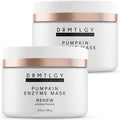 DRMTLGY Pumpkin Enzyme Face Mask 2-Pack | Gentle Exfoliating Face Mask