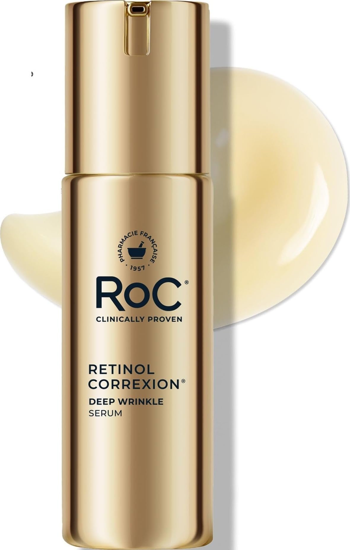 RoC Retinol Correxion Deep Wrinkle Retinol Face Serum, Ascorbic Acid, 1 0z